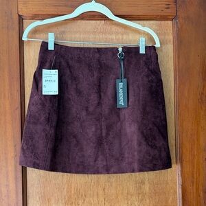 Blank NYC Rich Purple Mini Skirt